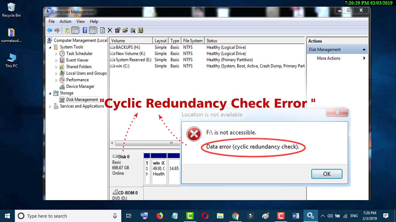 cyclic redundancy check program in c with explanation